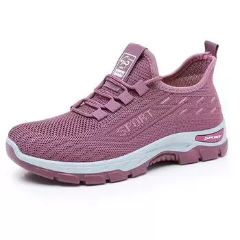 Женская легкая дышащая повседневная обувь 2025 года — мягкая подошва для пар 41