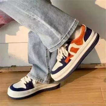 Женская легкая обувь Borad на толстой подошве, новые летние удобные повседневные кроссовки в стиле ретро в стиле ретро 35 синий