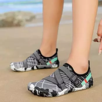 Женская легкая обувь для плавания, белые кроссовки унисекс для фитнеса, мужская обувь для воды, носки цвета морской волны, пляжные черные кроссовки для йоги босиком EU:40 серый