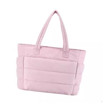 Женская легкая сумка-тоут модная наплечная сумка для подарка на день рождения на работу и путешествия Beige White