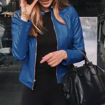 Женская летная куртка, короткая тонкая куртка с воротником-стойкой на молнии, верхняя одежда, офисное женское повседневное пальто для улицы, повседневного отдыха S хаки