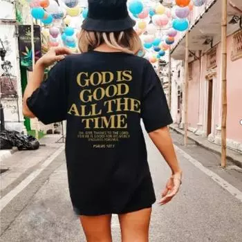 Женская летняя футболка с коротким рукавом и принтом в виде букв, футболка с круглым вырезом для пары S серый