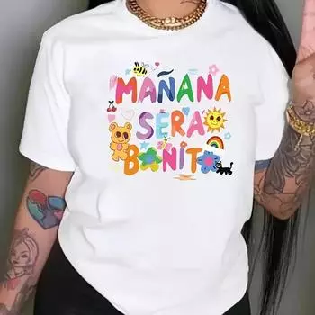 Женская летняя футболка с принтом «Милый маленький медведь», футболки с коротким рукавом, повседневные топы с принтом XS белый