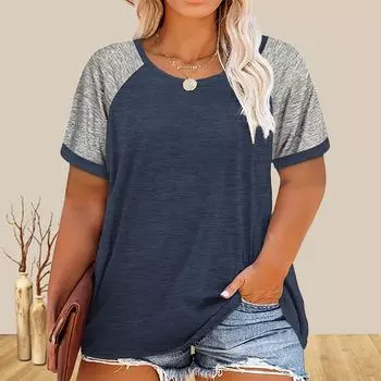 Женская летняя футболка с принтом, простые и универсальные футболки с коротким рукавом, повседневные топы с принтом XS чёрный