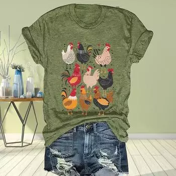 Женская летняя футболка с принтом в виде очаровательного животного и граффити, футболки с коротким рукавом, повседневные топы с принтом XS серый