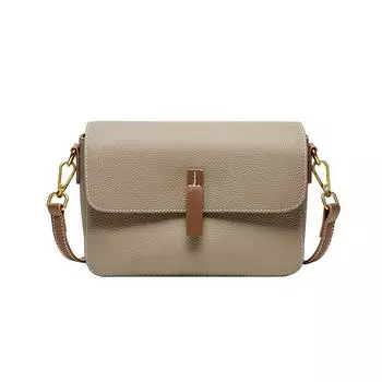 Женская летняя кожаная сумка-мессенджер (21,5*8*14,5 см) 612341094 белый