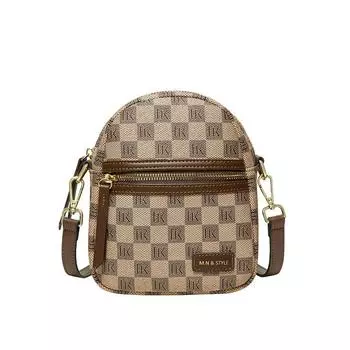 Женская летняя мини-сумка-мессенджер (16,5*7*19 см) 612341046 хаки