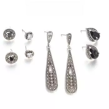 Женская летняя мода хрустальные серьги в стиле бохо серьги-гвоздики букле д орей ювелирные изделия ослепительный кубический цирконий опал Brincos подарки A