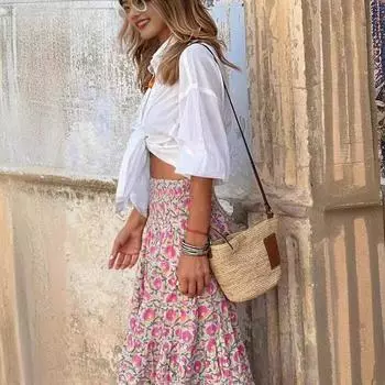 Женская летняя однотонная повседневная рубашка свободного типа с лацканами S белый