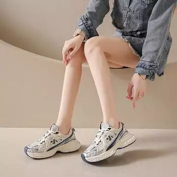 Женская летняя осенняя обувь для папы, студенческие весенние спортивные кроссовки для бега, прогулочная обувь для путешествий 35 синий