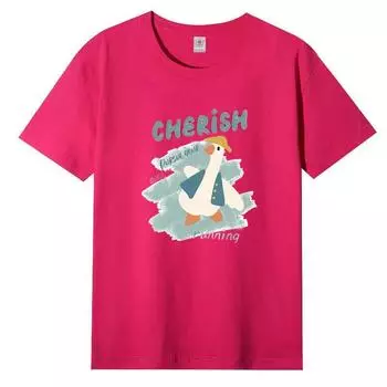 Женская летняя популярная футболка с короткими рукавами из хлопка, дышащая, свободная футболка с принтом, повседневная XS