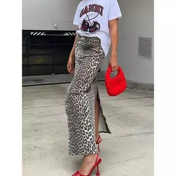 Женская летняя повседневная мини-юбка с v-образным вырезом и запахом «рыбий хвост», богемное платье с пышными рукавами и запахом на бедрах