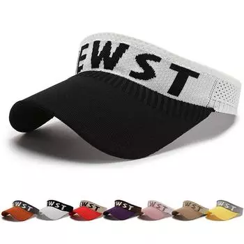 Женская летняя пустая шляпа-цилиндр, вязаная шапка, спортивная кепка, солнцезащитный козырек, весенне-летняя кепка, солнцезащитный козырек красный