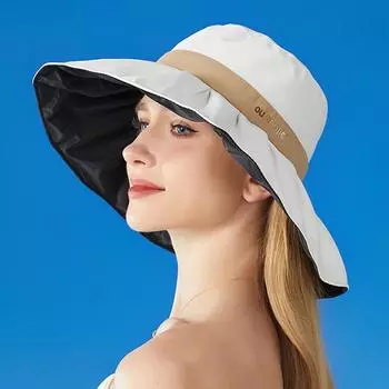 Женская летняя рыбацкая шляпа с защитой от ультрафиолета, уличная солнцезащитная шляпа серый