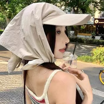 Женская летняя шляпа от солнца, бейсболка, быстросохнущая солнцезащитная кепка, платок, однотонная защита от ультрафиолета