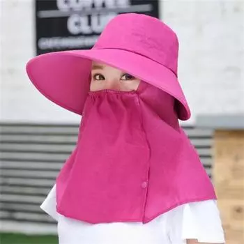 Женская летняя шляпа от солнца, сплошной цвет, солнцезащитный крем с большими полями, защита от солнца, шляпа с защитой от ультрафиолета, уличная чайная шляпа