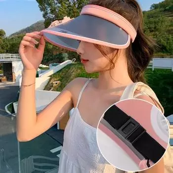 Женская летняя шляпа с 3-ступенчатой регулировкой вентилятора. Пустой верх. USB-зарядка. Анти-УФ-защита с широкими полями. Ветрозащитная веревка. Защита от солнца. Регулируемая дорожная солнцезащитная кепка. чёрный