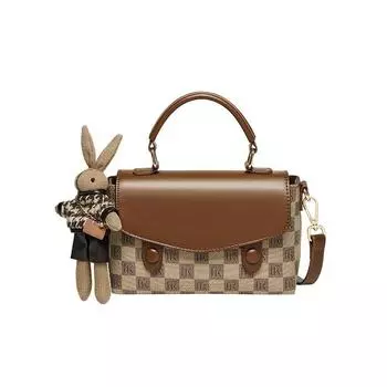 Женская летняя сумка-мессенджер (20,5*8,5*12,5см) 612410070 хаки