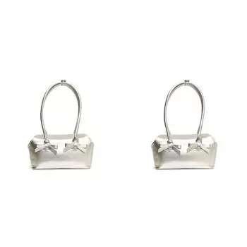 Женская летняя сумка на плечо из твердой искусственной кожи, модная большая сумка(Серебряный)