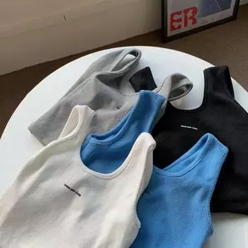 Женская летняя утягивающая майка: Универсальный, красивый дизайн спины, идеально подходит для занятий спортом на открытом воздухе