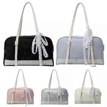 Женская лоскутная сумка с цветочным принтом, регулируемый ремень для отдыха, сумка подмышки, большая вместительная модная сумка-тоут для девочек, уличная повседневная сумка серебряный