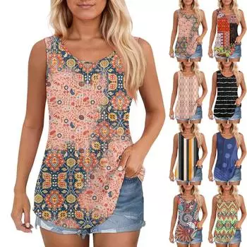 Женская майка для девочек, однотонный повседневный топ, топы на бретелях для женщин, свободные топы без рукавов, струящиеся XXL винный