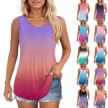 Женская майка для девочек, однотонный повседневный топ, топы на бретелях для женщин, свободные топы без рукавов, струящиеся XL розовый