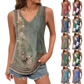 Женская майка для девочек, однотонный повседневный топ, топы на бретелях для женщин, свободные топы без рукавов, струящиеся L синий