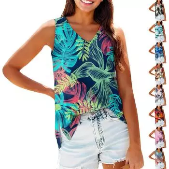 Женская майка для девочек, однотонный повседневный топ, топы на бретелях для женщин, свободные топы без рукавов, струящиеся L бежевый