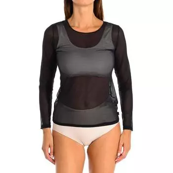 Женская майка с длинным рукавом 1040043 L чёрный