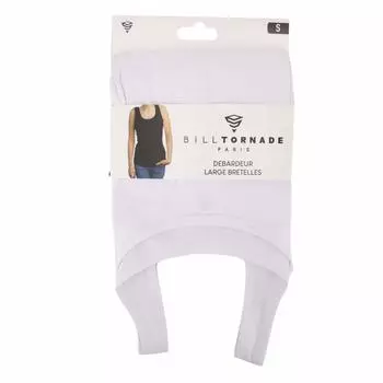 Женская майка с круглым вырезом и широкими хлопковыми бретелями BILL TORNADE