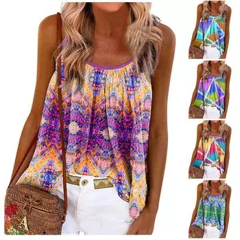 Женская майка с принтом, майка без рукавов с принтом, футболка, сексуальные женские топы, топ с v-образным вырезом, майка с принтом L зелёный