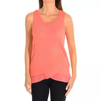 Женская футболка 73T2EX1 с круглым вырезом и широкими бретелями L розовый