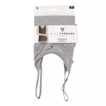 Женская майка с V-образным вырезом на тонких бретельках и кружевом BILL TORNADE