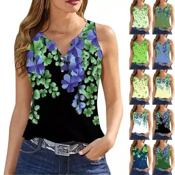 Женская майка с V-образным вырезом, однотонная, повседневная, струящаяся, летняя, без рукавов, с глубокими боковыми вырезами для женщин. Патрика L армия зеленый