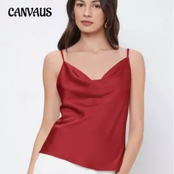 Женская майка с ворсом и вырезом на шее поверх сексуального укороченного топа S светло-коричневого