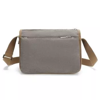 Женская маленькая холщовая сумка для отдыха и поездок на работу, сумка через плечо, холщовая сумка на одно плечо для женщин чёрный