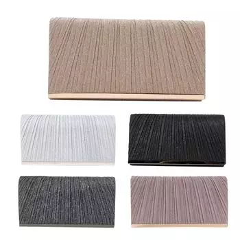 Женская маленькая квадратная сумка, модная вышитая клетчатая сумка через плечо One Size чёрный