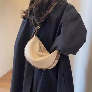 Женская маленькая сумка через плечо из искусственной кожи чёрный