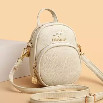 Женская маленькая сумка, модная женская сумка на одно плечо с текстурой, сумка через плечо, кошелек чёрный