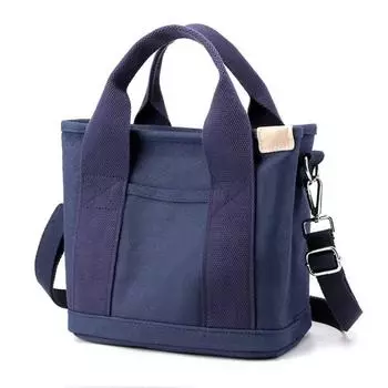 Женская маленькая сумка на молнии, модная женская сумка на одно плечо, портативная утолщенная парусиновая сумка-ведро для мобильного телефона