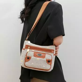 Женская маленькая сумка, сумка через плечо с цветными блоками, сумка для мамы, сумка через плечо, сумка для мобильного телефона бежевый