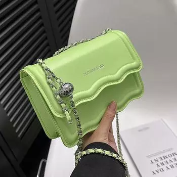 Женская маленькая сумка, весенняя новинка в корейском стиле, простая повседневная сумка на плечо подмышками, модная сумка через плечо, маленькая квадратная сумка one size розовый