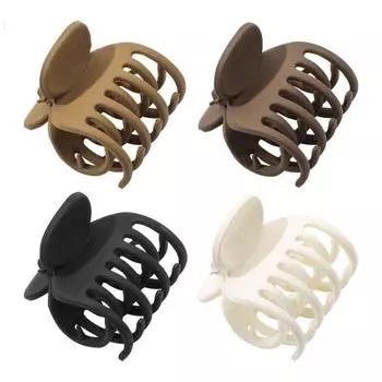 Женская маленькая заколка для волос с матовой текстурой, противоскользящая заколка для волос, головные уборы, инструмент для укладки волос белый