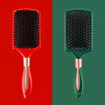 Женская массажная расческа для кожи головы с воздушной подушечкой - не спутывает, для вьющихся и длинных волос, пластиковая роликовая щетка