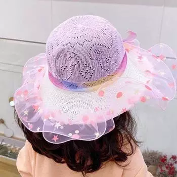 Женская милая и модная рыбацкая шляпа, шляпа от солнца, соломенная шляпа, детская шляпа, солнцезащитная шляпа от солнца