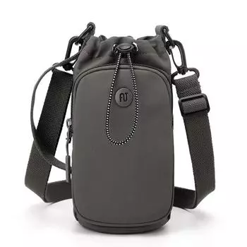 Женская мини маленькая сумка, сумка для мобильного телефона, сумка для бутылки с водой, многофункциональная наплечная сумка через плечо серый