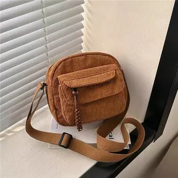 Женская мини-сумка через плечо для девочек-подростков, симпатичная сумка-тоут для студентов, уличная сумка-мессенджер в стиле Харадзюку чёрный