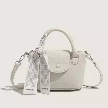 Женская мини-сумка-пельмень, универсальная сумка-крыло, текстура, модная сумка