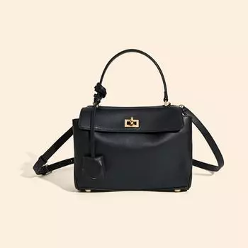 Женская мини-сумка Rodeo 2025 года: Верхний слой коровьей кожи, простая сумка высокого класса и через плечо 22*9*17cm